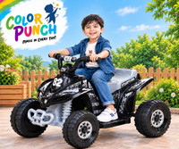Colorpunch ATV PRIME EV BLUETOOTH MUSIC & LIGHT Car Battery Operated Ride On(Silver)