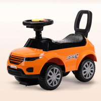 LuvLap Starlight Car with Music,Ride on for kids 1-3 years upto 25 Kgs Car Non Battery Operated Ride On(Orange)