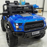 BROKKE New POBO (1-8Yrs) 4X4 Blue Kids Car 4 MOTORS Rideons & Wagons Battery Operated Ride On(Blue)