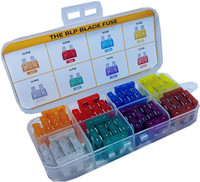 THE BLP Automotive Big Blade Fuse for Car, Bike & Truck Big Blade Fuse (80pcs / Each 10) Electrical Fuse(5, 10, 15, 20, 25, 30, 35, 40 A)