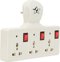 Flipkart SmartBuy Multi Socket Extension Board 3 Sockets 3 Switches 3 Led Indicators 6 A Three Pin Socket