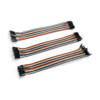 Electrobot Jumper Wire - Male to Male + Female to Female + Male to Female (pack of 20 each) Electronic Components Electronic Hobby Kit