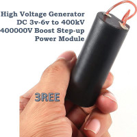 3REE PREMIUM DC 3V-6V to 400kV 400000V Boost Step-Up Power Module High Voltage Electronic Components Electronic Hobby Kit