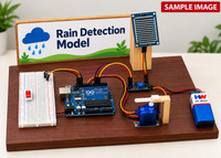 Project Banao PB Rain Detection Model Project Kit | Arduino UNO STEM Science Project Electronic Components Electronic Hobby Kit