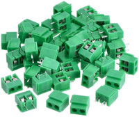 electro PACK OF 20 2PIN YX-126 WIRE Connector PCB Terminal Block AC 300V, 10A Electronic Components Electronic Hobby Kit
