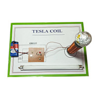 Rawat Science Project Tesla Coil Physics Working Project and Model for Students Educational Electronic Hobby Kit