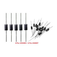 Amaze Trade 12pcscombo(6pcs 1n5408,6pcs 1n4007)diodebuyoriginalonlyfromamazetrade Electronic Components Electronic Hobby Kit