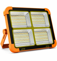 Lonien GlowBase 100W Solar LED Flood Light 16500mAh Rechargeable Waterproof Outdoor 6 hrs Flood Lamp Emergency Light(Orange)