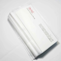 Sahyogi Enterprises Transparent Envelope 4"X9" Inchs Embossed Glossy Synthetic Envelope Nontearable Envelopes(Pack of 200 White)