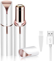 Feelon Women's Painless Electronic Hair Remover Shaver Trimmer Cordless Epilator(White)