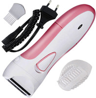 QGS 2in1 Women Rechargeable Shaver Trimmer Painless Epilators Hair Remover 11 Cordless Epilator(Multicolor)