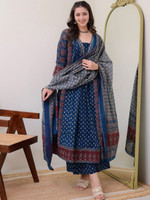 YAGNIK FASHION Women Kurti Palazzo Dupatta Set