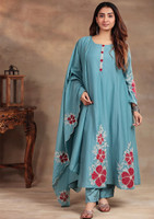 KALINI Women Kurta Pant Dupatta Set