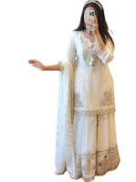 SHISHKALA Women Kurta Palazzo Dupatta Set