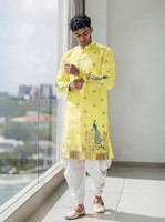 TRUST OUS Men Kurta Dhoti Set