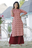 Mauka Women Kurta Sharara Set