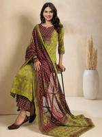 S4K Women Kurta Pant Dupatta Set