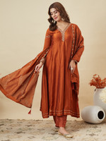 MOKOSH Women Kurta Pant Dupatta Set