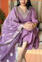 HouseOfCommon Women Kurta Churidar Dupatta Set