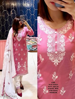 JIYAAN CREATION Women Kurta Pant Dupatta Set