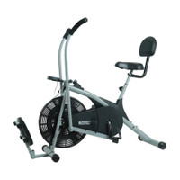 BIONFIT Gym Cycle for Home, Curved Moving Exercise Bike with Twister & Back Support Dual-Action Stationary Exercise Bike(Silver)