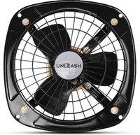 unleash Aero 9 inch Exhaust | Dust Protection | Kitchen Use | Bathroom Use 230 mm Exhaust Fan(Black)