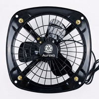AUREXA Airflow Pro 9 Inch Metal |High Speed|100% Copper motor|Energy Efficient 230 mm Exhaust Fan(Black)