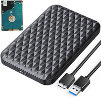 ULTRABYTES 1 TB External Hard Disk Drive (HDD)(Black)