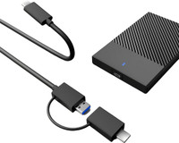 ULTRABYTES 1 TB External Hard Disk Drive (HDD)(Black)