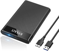 Aykait 1 TB External Hard Disk Drive (HDD)(Black, External Power Required)