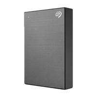 Seagate One Touch with Password Protection for Windows & Mac with 3 years Data Recovery Services - Portable 1 TB External Hard Disk Drive (HDD)(Space Gray)