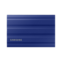 Samsung T7 Shield 1TB USB 3.2 Gen 2(10 Gbps),IP65 Rated,Speed upto 1050 MB/s,(MU-PE1T0R) 1 TB External Solid State Drive (SSD)(Blue, Black)