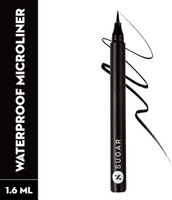 SUGAR Cosmetics Waterproof Microliner 1.6 ml(01 I'll Be (Black))