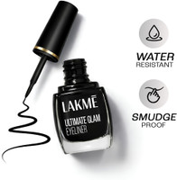 Lakmé Ultimate Glam, Eye Liner, Quick Drying, Water Resistant, Smudgeproof 9 ml(Black)