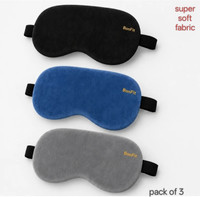 Bonfit Nap Eye Mask For Light Block Sleeping Mask Meditation and travelling EYE Mashk(115 g)