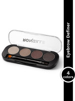 RONZILLE Eyebrow Powder Cake with brush Brow Palette Eyebrow Enhancer Waterproof 4 in one 8 g(Multicolor)