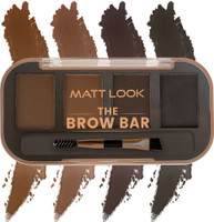 MATTLOOK The Brow Bar Eyebrow Enhancer Palette Easily blendable Dual-ended applicator 8 g(Intense 03)