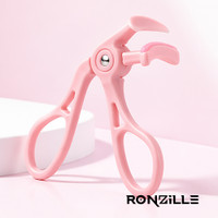 RONZILLE Premium Eyelash Curler – Professional Lash Curling Tool with Rubber Pads Pink