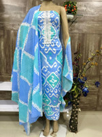 SILKORA Pure Cotton Printed Salwar Suit Material