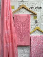 ARATHWARA Pure Cotton Floral Print Salwar Suit Material