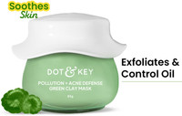 Dot & Key Acne Defence Green Clay Face Mask with Salicylic for Oily, Acne Prone Skin(85 g)