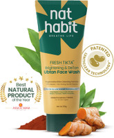 Nat Habit Ubtan  for Women & Men | Natural Face wash for Clear Glowing Skin Face Wash(100 g)