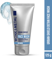 MONK&METAL Urban-Shield De-Tan  for Men, Deep Cleanses & Removes Tan Face Wash(125 g)
