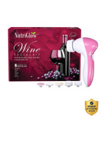 NutriGlow Wine Facial Kit (250+10)g with 5 in 1 Face Massager(2 x 130 g)