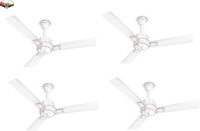 HAVELLS Eva with 2 Year Warranty Anti Dust 1200 mm Ceiling Fan(1 Star | Pearl White Marble | Pack of 4)