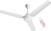 BAJAJ Energos 26 5 Star 1200 mm BLDC Motor with Remote 3 Blade Ceiling Fan(Glossy White, Pack of 1)