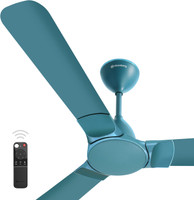 Atomberg Erica 5 Star 1200 mm 3 Blade Ceiling Fan(BLDC Motor with Remote | Aegean Blue | Pack of 1)