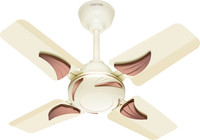 GESTOR Glossy Ultra High Speed 100% CNC Winding 24 Inch Decorative with 3 Year Warranty 600 mm Ceiling Fan(Ivory | Pack of 1)