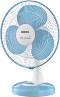 USHA Mist Air Flo 400 mm 3 Blade Table Fan(Energy Saving | Light Blue | Pack of 1)