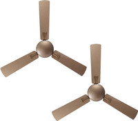 LUMINOUS Audie 1200 mm 3 Blade Ceiling Fan(Berkeley Gold, Pack of 2)